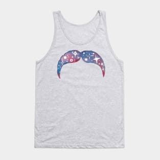 Awesome Space Mustache Tank Top